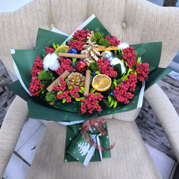  Erzincan Çiçekçiler - Yapay Işıklı Kokina Buketi