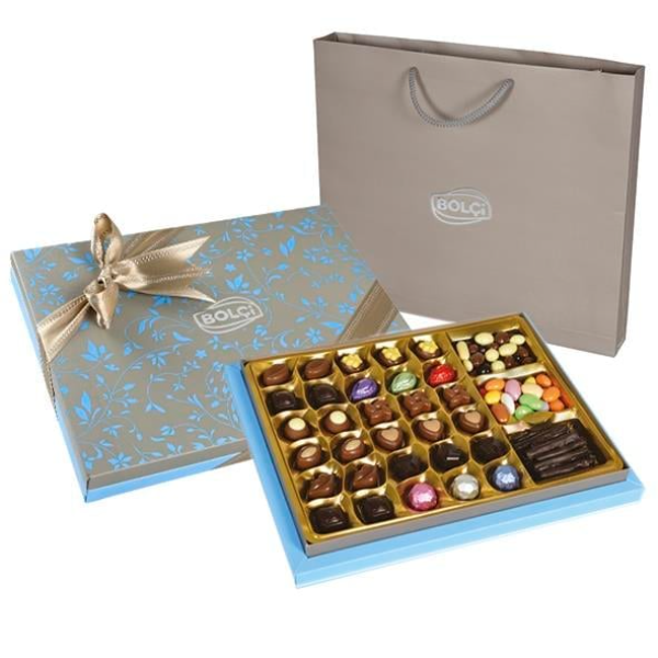  Erzincan Çiçek Siparişi - Düet Kutu Hediye Spesiyal Çikolata 630g