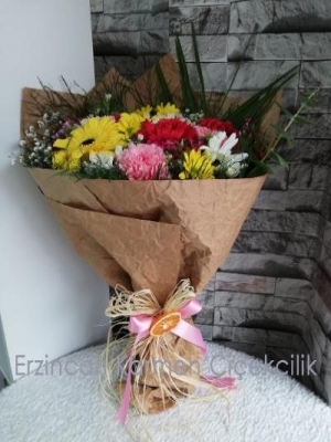  Erzincan Çiçek - Renkli Buket