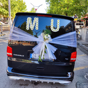  Erzincan Çiçek - Çiçekli Vip Gelin Arabası Süslemesi -6