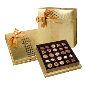 Erzincan Çiçekçiler - Diamond Gold Hediye Çikolata Kutu 290g