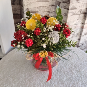  Erzincan Çiçek - Akvaryum Vazoda Kokina Çiçeği