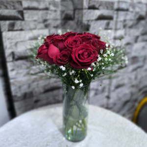 Erzincan Çiçekçi - Akvaryumda Gül ve Lilyum